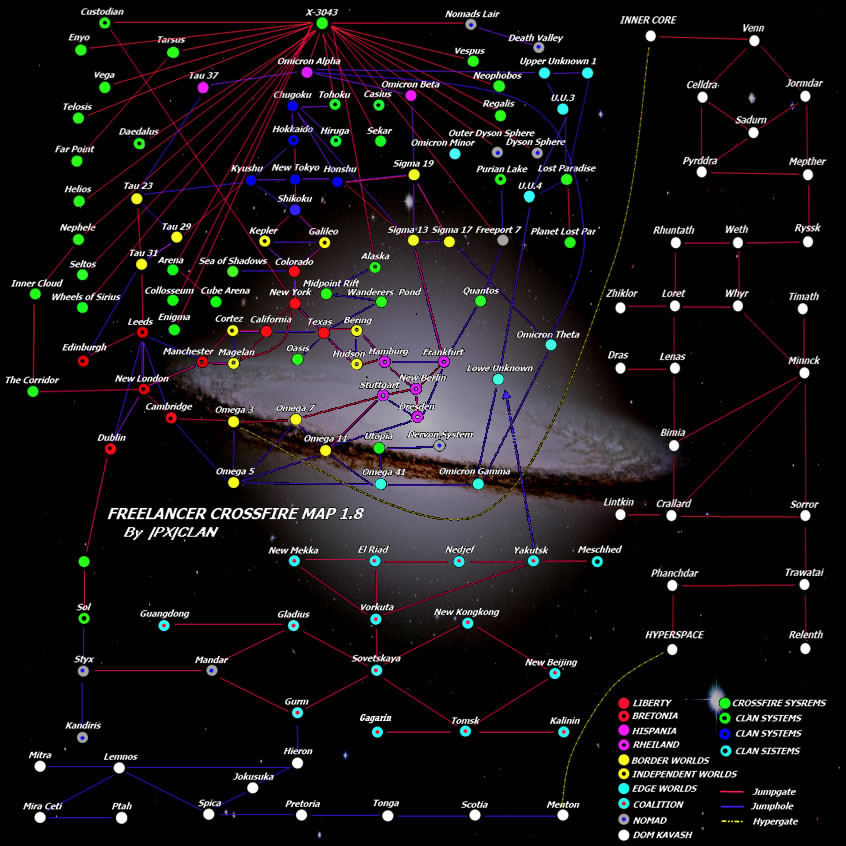 Freelancer полная карта