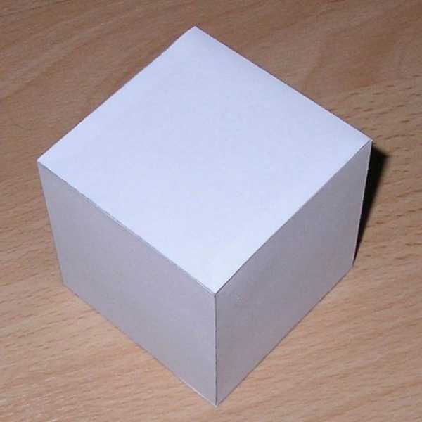 Как сделать куб из бумаги картинка
